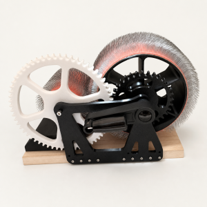 Premium studio product image of the DrumCarder manual wool carder
