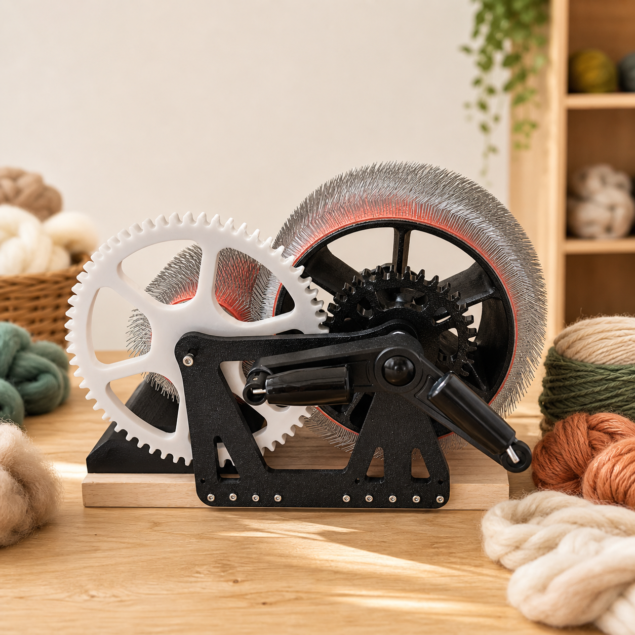 DrumCarder Studio Fiber Carder Product-first studio view
