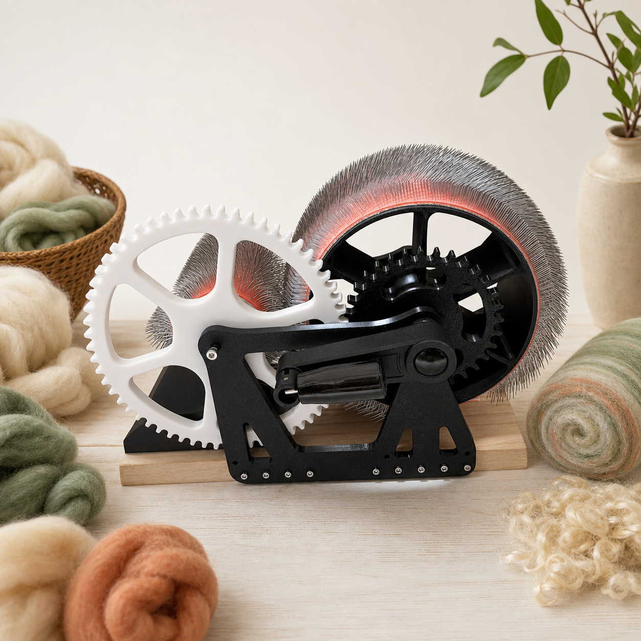 DrumCarder Studio Fiber Carder Fiber context